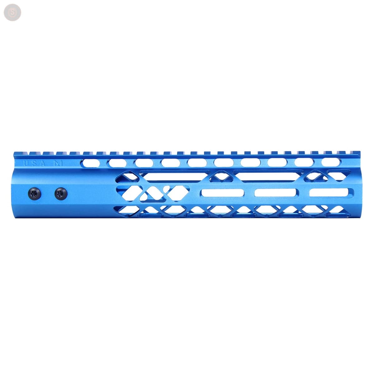 AR-15 10" M-LOK Free-Float Handguard with Monolithic Top Rail (Anodized Blue)