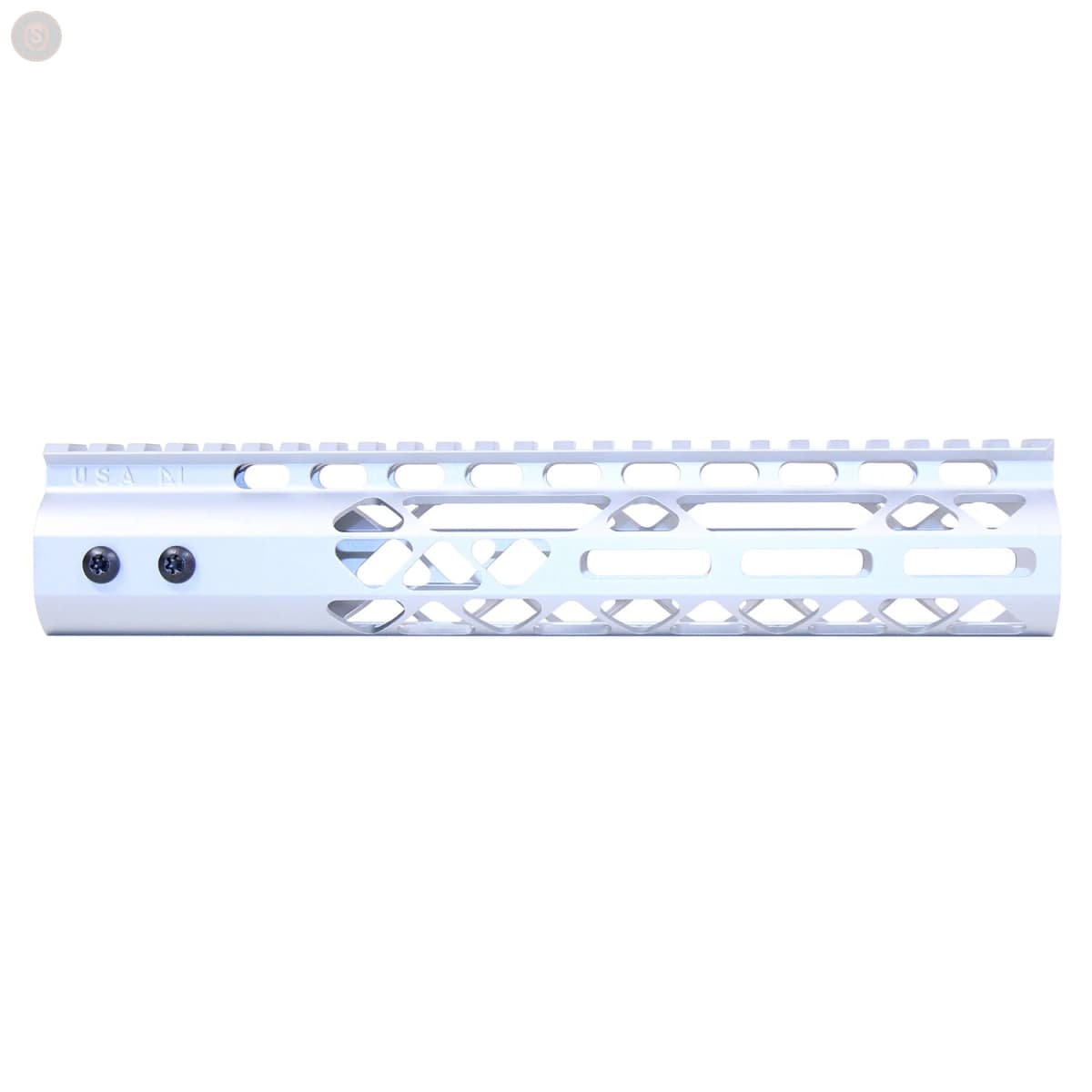 AR-15 10" M-LOK Free-Float Handguard with Monolithic Top Rail (Anodized Clear)