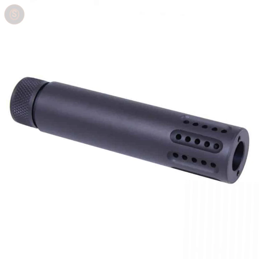 450 Bushmaster Barrel Shroud with Multi-Port Muzzle Brake (Anodized Black)