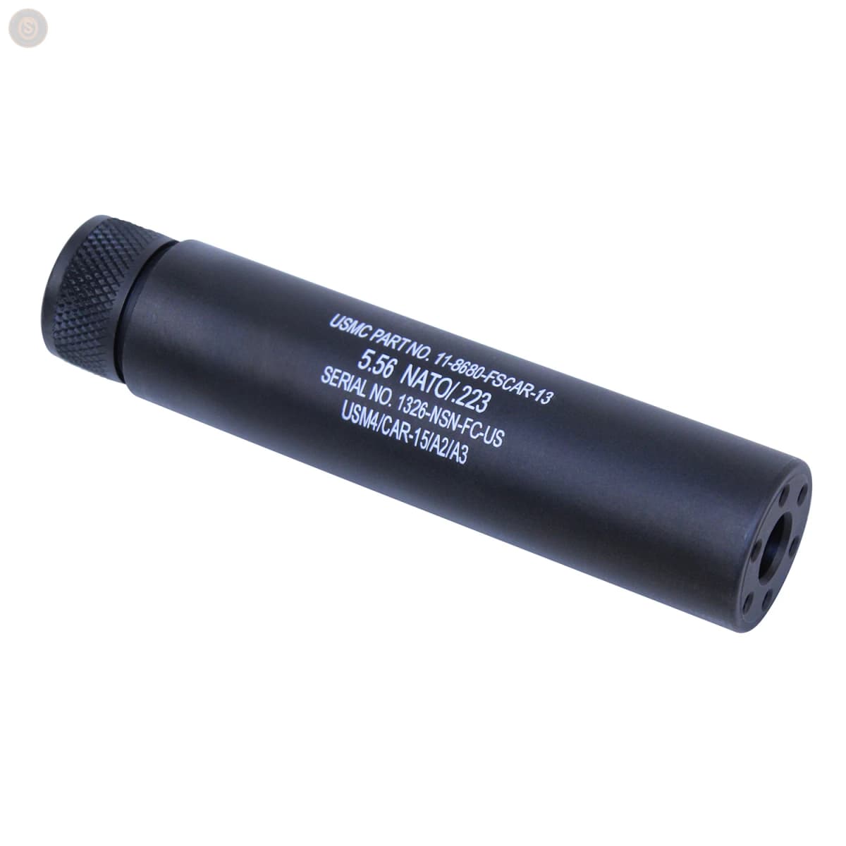 AR-15 5.5” Barrel Shroud (Anodized Black) (Laser Engraved)