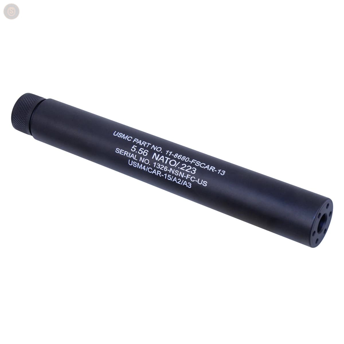 AR-15 9.0” Barrel Shroud (Anodized Black) (Laser Engraved)
