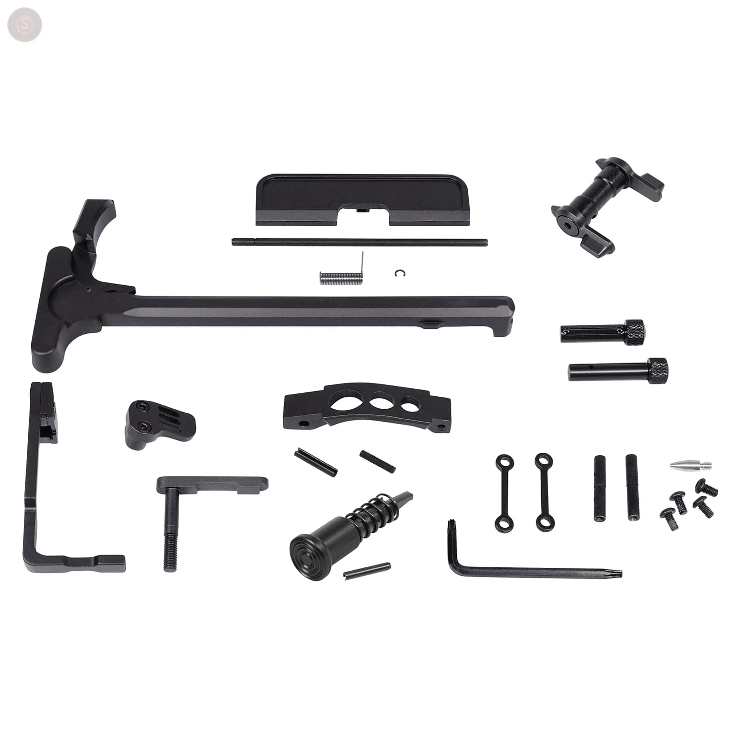 AR-15 Anodized Hardware Accent Kit (Anodized Black)