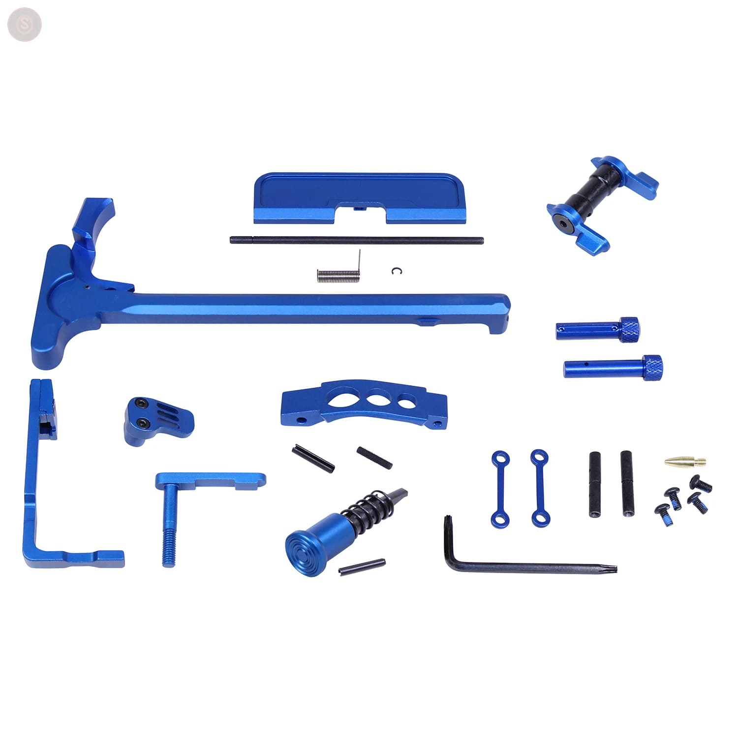 AR-15 Anodized Hardware Accent Kit (Anodized Blue)
