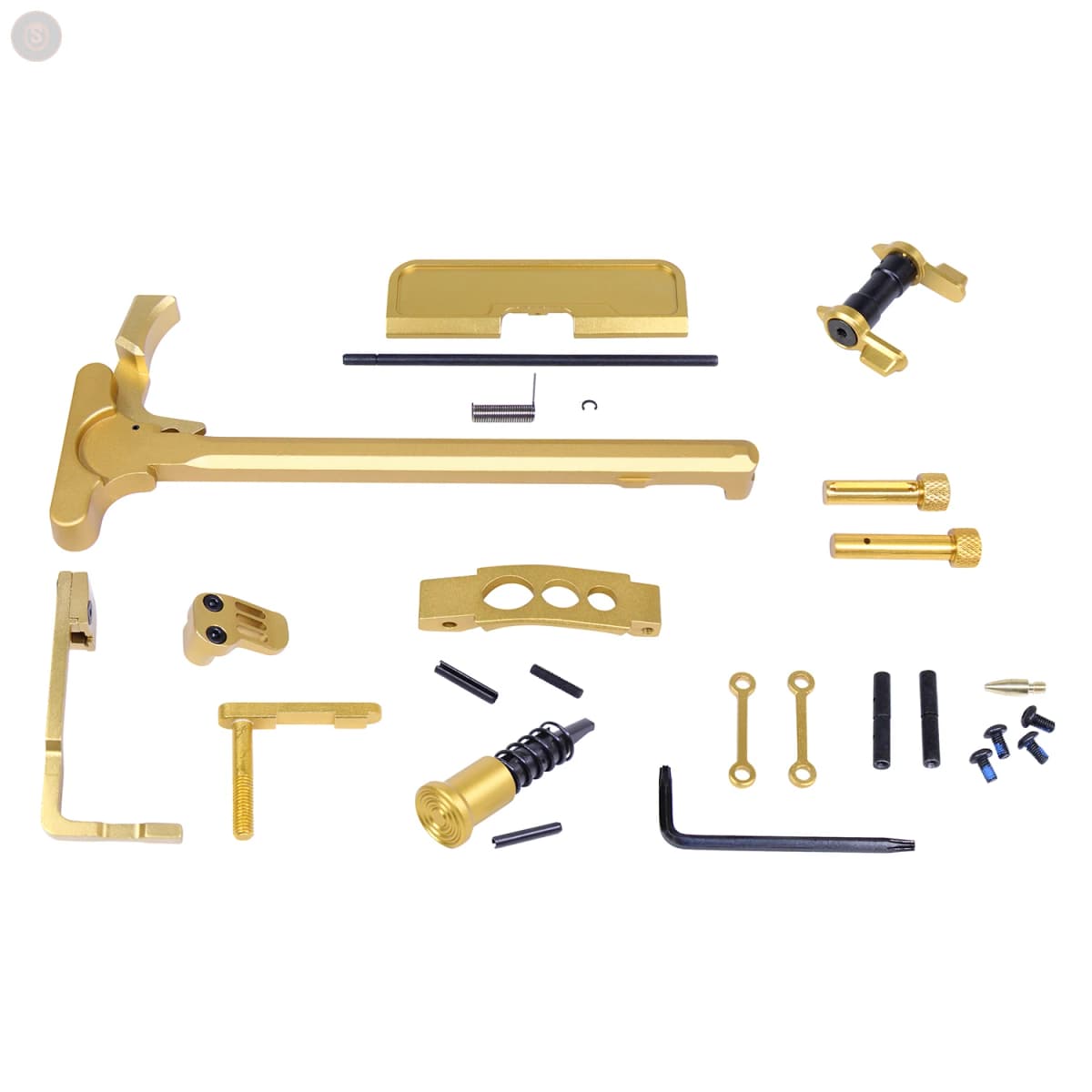 AR-15 Anodized Hardware Accent Kit (Anodized Gold)