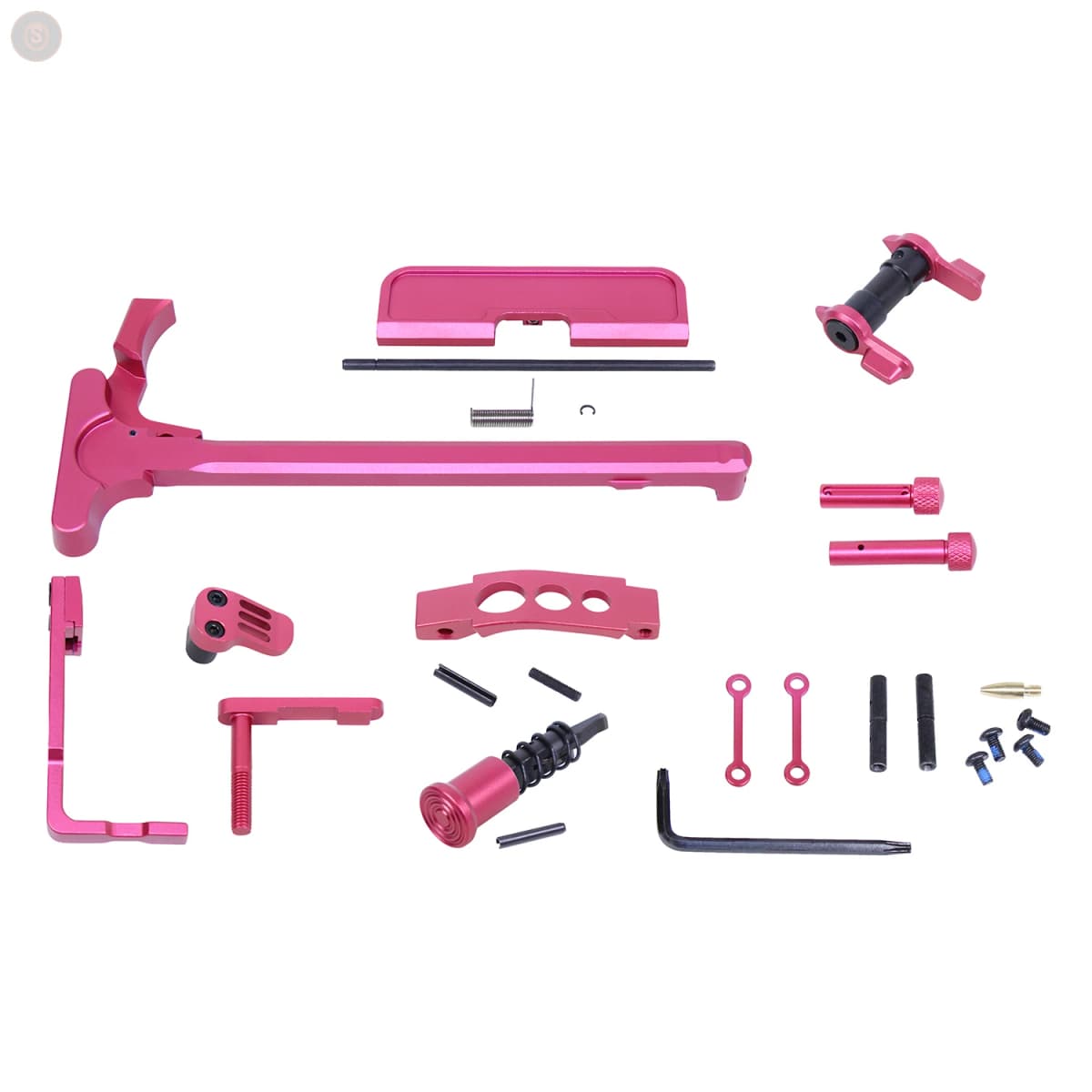 AR-15 Anodized Hardware Accent Kit (Anodized Pink)