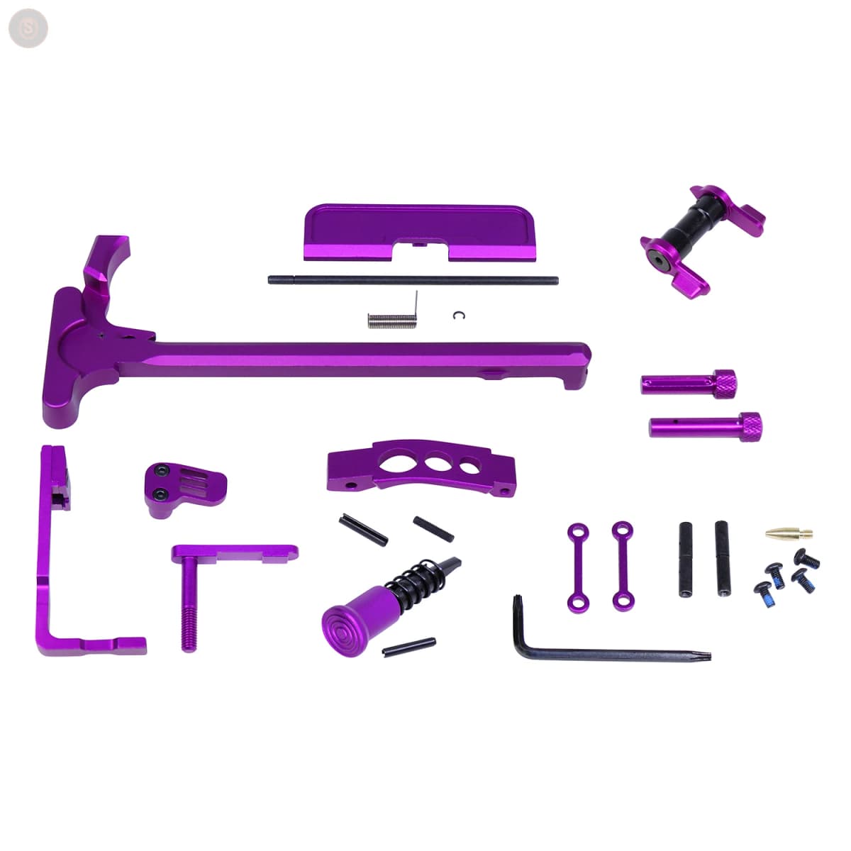 AR-15 Anodized Hardware Accent Kit (Anodized Purple)
