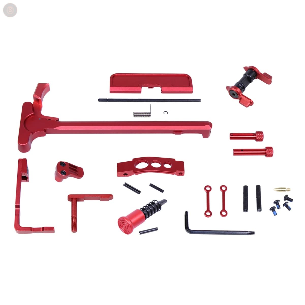 AR-15 Anodized Hardware Accent Kit (Anodized Red)
