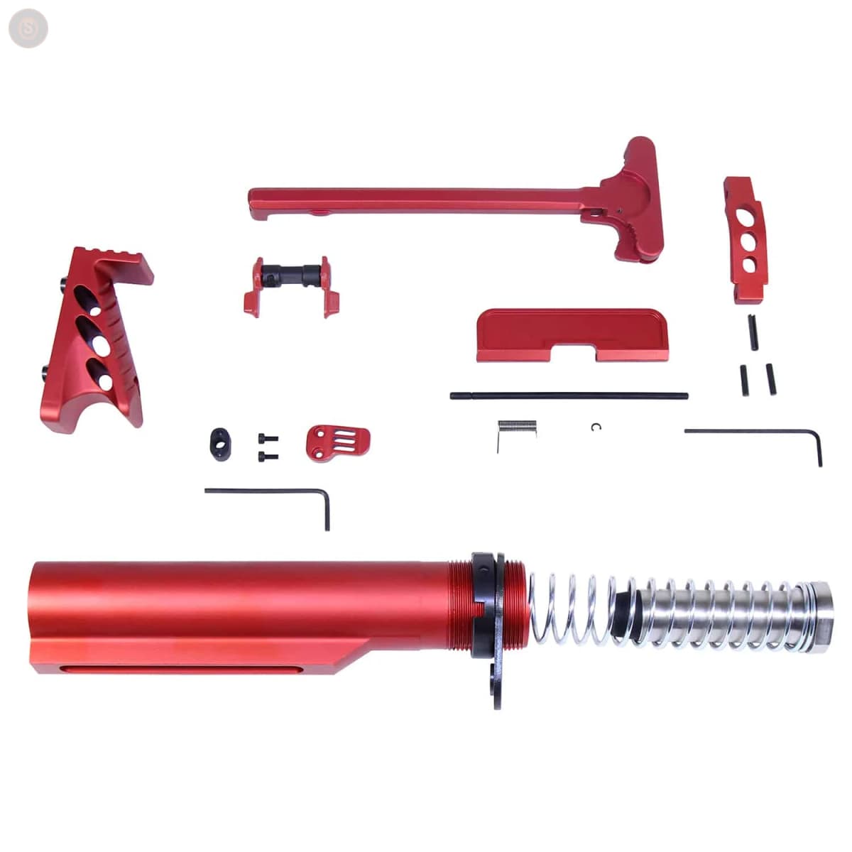 AR-15 Anodized Accessory Hardware Kit (Anodized Red)