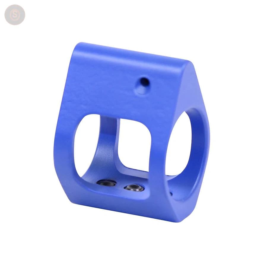 AR-15 Skeletonized Steel Low-Profile Gas Block (Cerakote Blue)