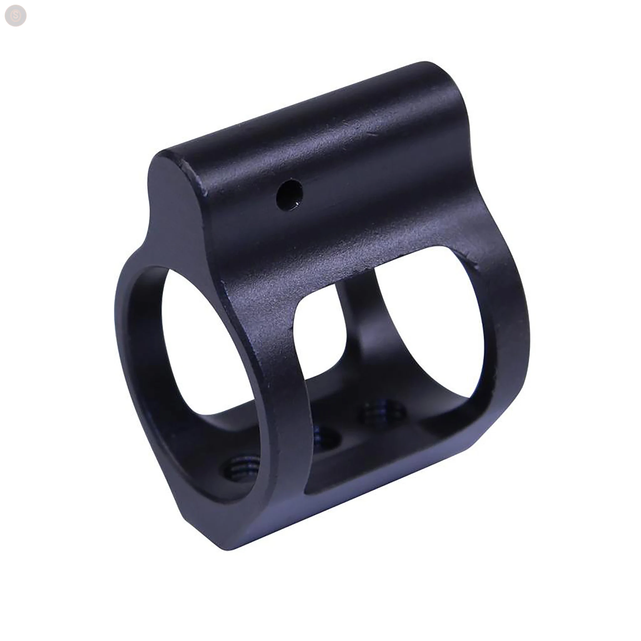 AR-15 Skeletonized Steel Low-Profile Gas Block (Nitride, USA Made)
