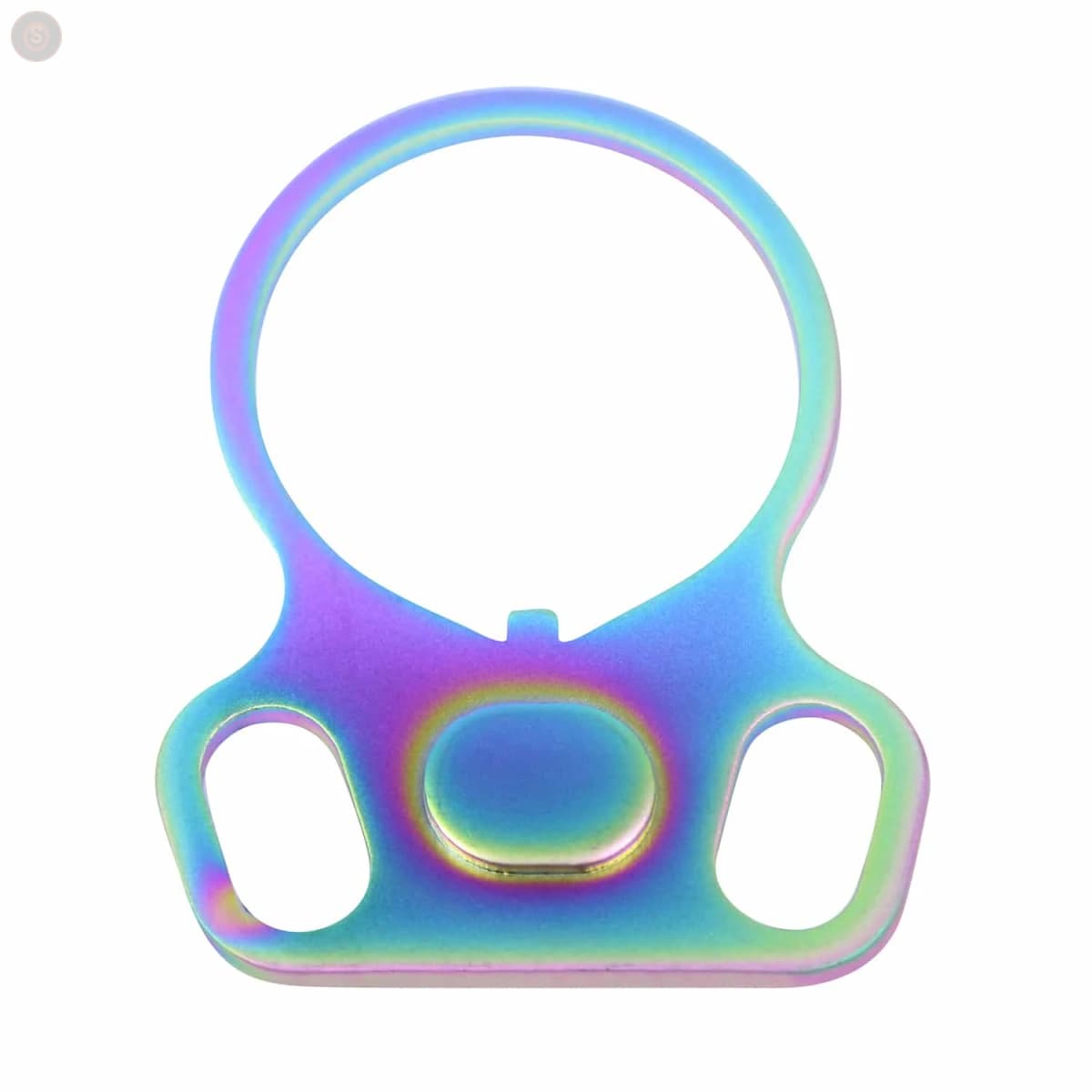 AR-15 Ambidextrous Single-Point Sling Adapter (Matte Rainbow PVD)