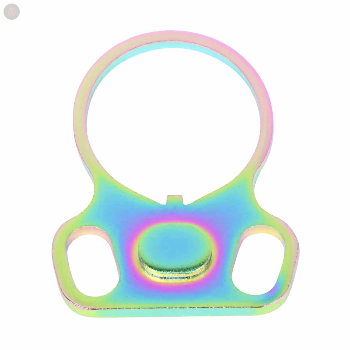 AR-15 Ambidextrous Single-Point Sling Adapter (Rainbow PVD)