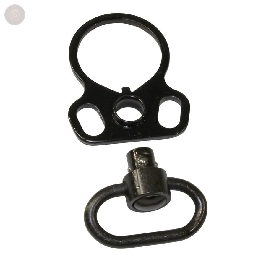 AR-15 Ambidextrous Single-Point Sling Attachment with QD Swivel