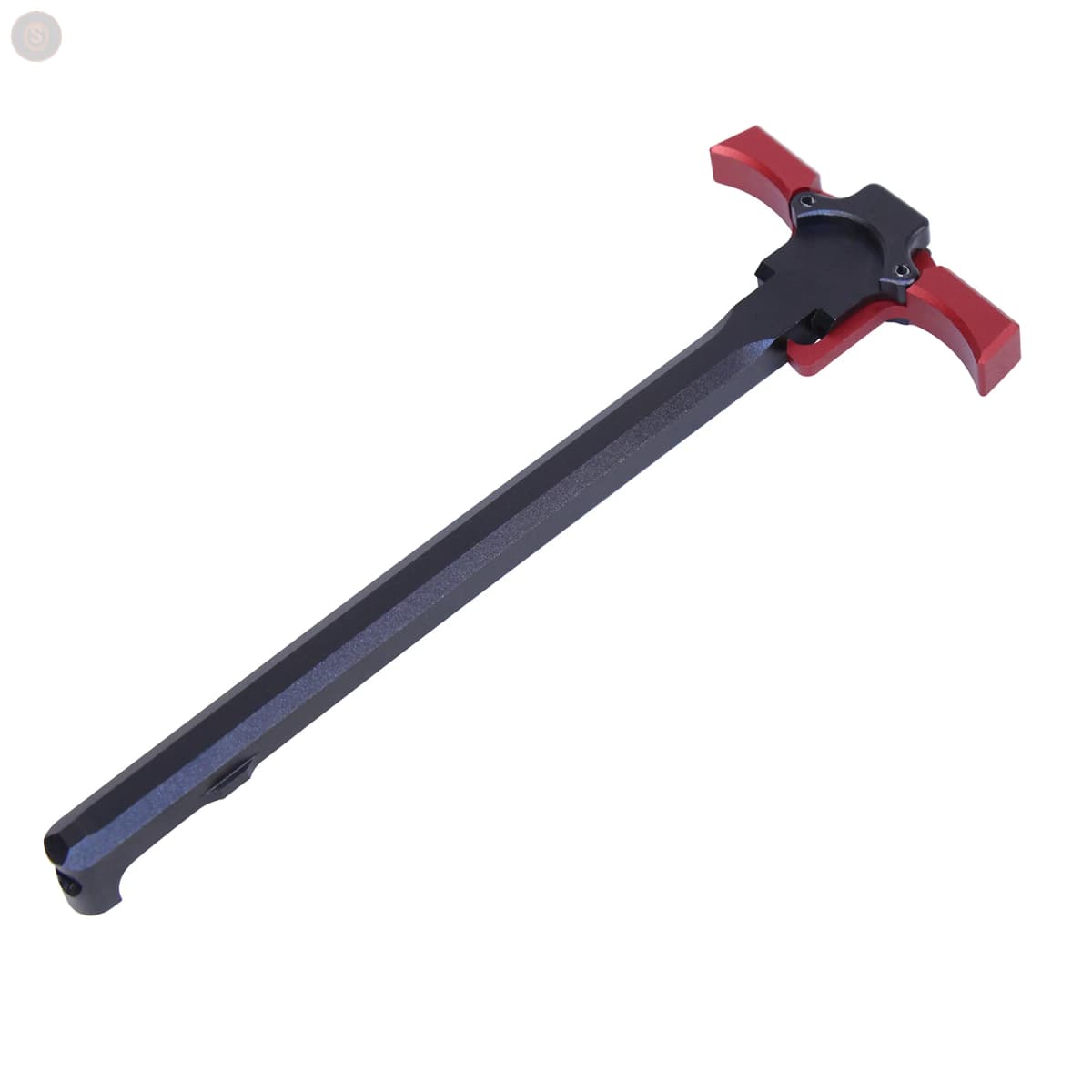 AR-15 Ambidextrous Charging Handle (Anodized Black / Red Levers)