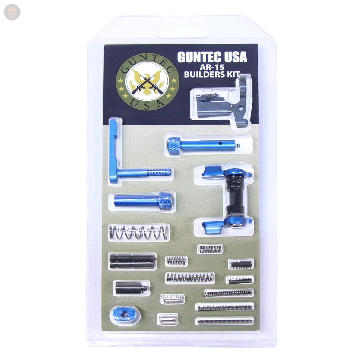 AR-15 Builders Kit w/Ambi Safety (Anodized Blue)
