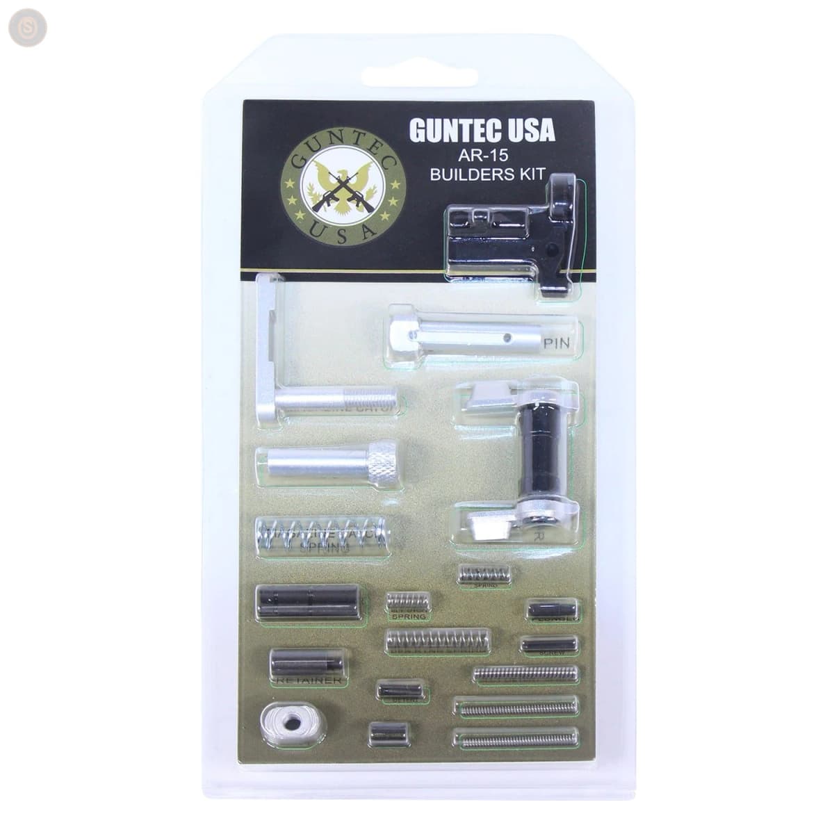 AR-15 Builders Kit w/Ambi Safety (Anodized Clear)