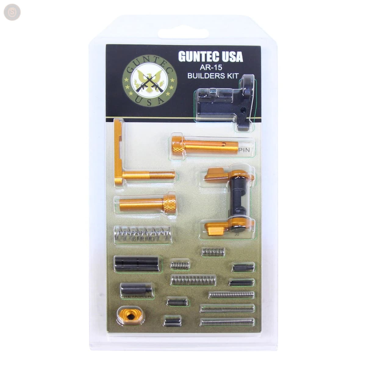 AR-15 Builders Kit w/Ambi Safety (Anodized Orange)