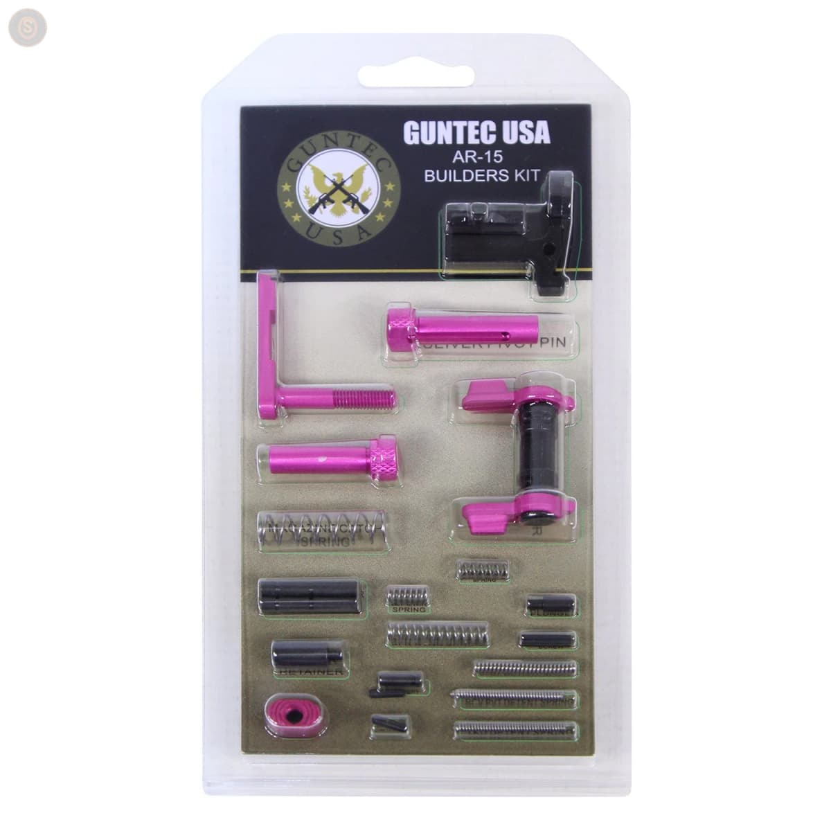 AR-15 Builders Kit w/Ambi Safety (Anodized Pink)