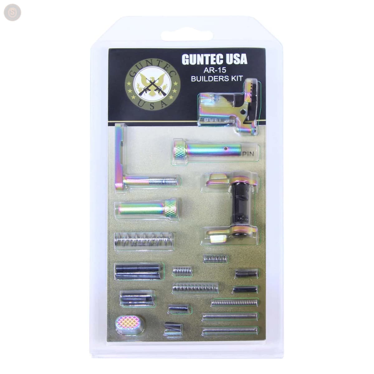 AR-15 Builders Kit w/Ambi Safety (Matte Rainbow PVD Coated)