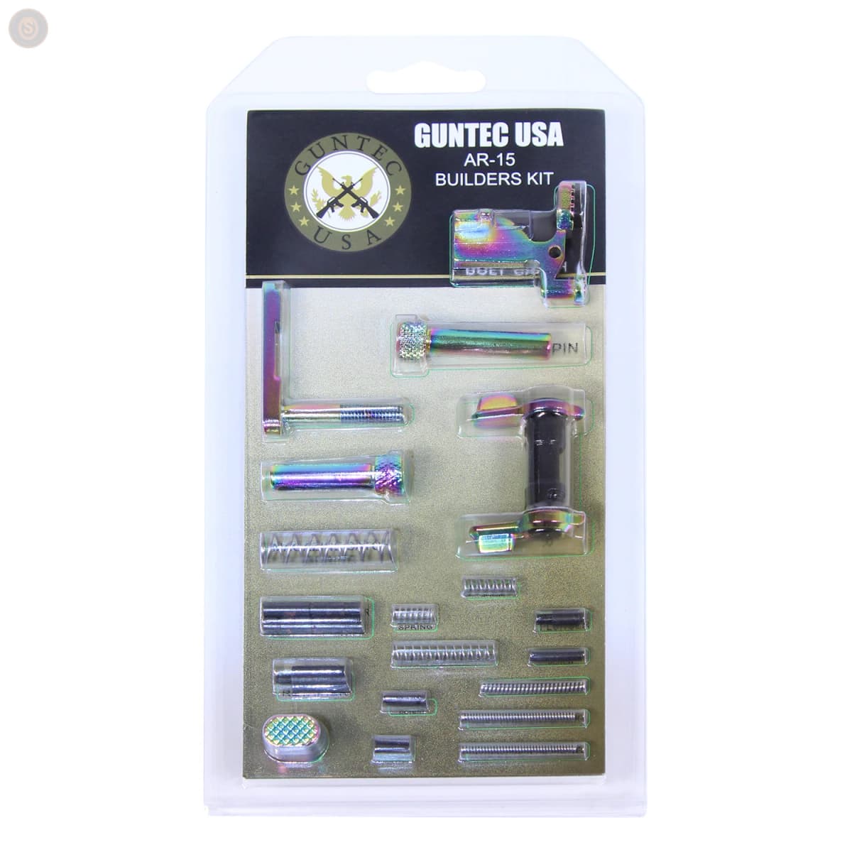 AR-15 Builders Kit w/Ambi Safety (Rainbow PVD Coated)