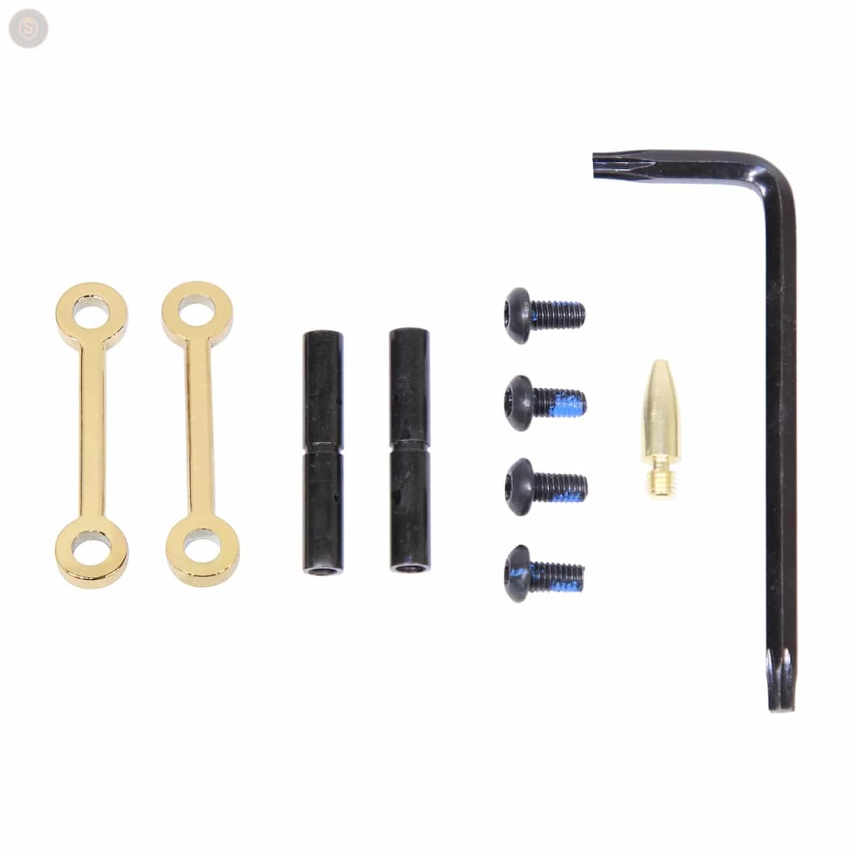 AR-15 Complete Anti-Rotation Trigger/Hammer Pin Set (Gold Plated)