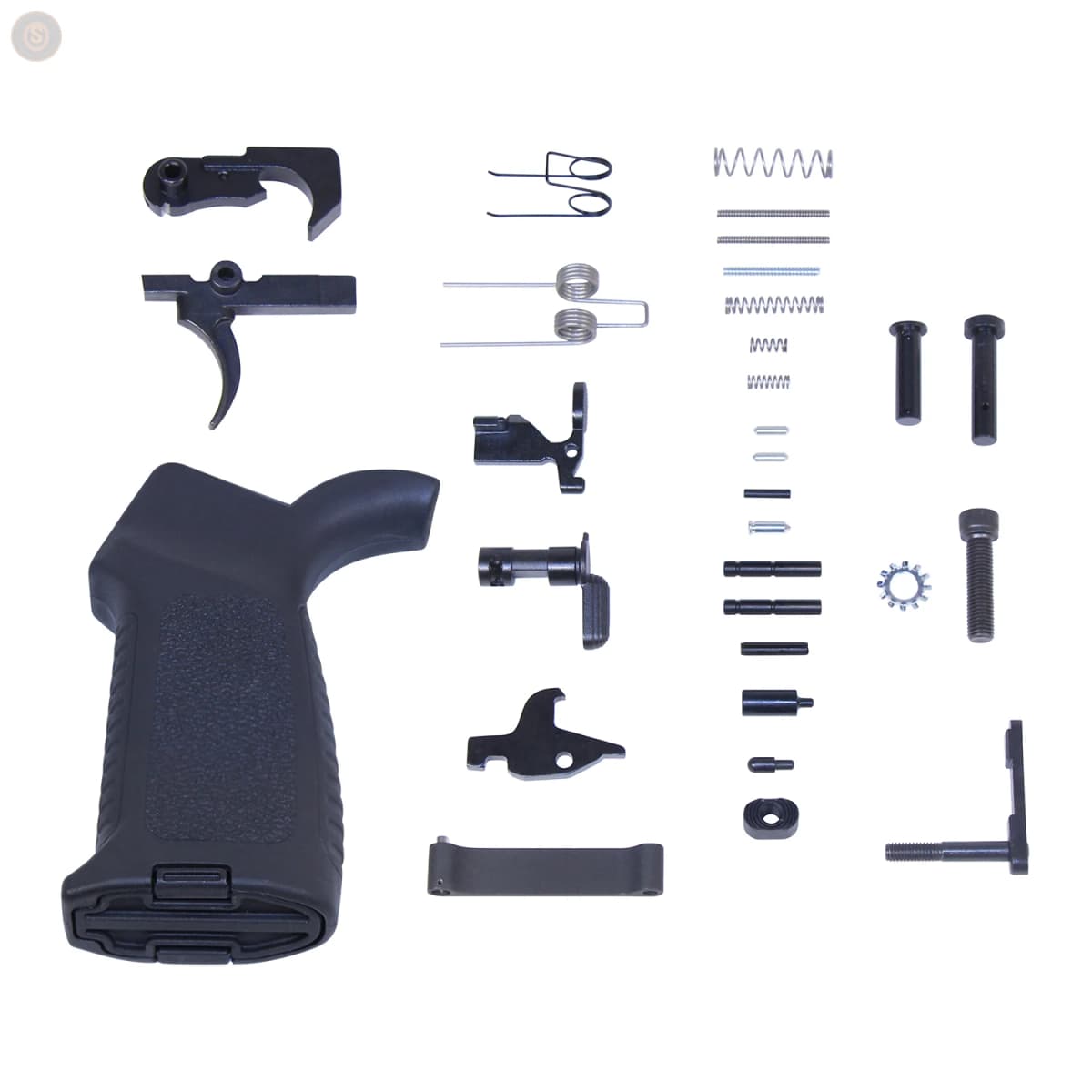 AR-15 Complete Lower Parts Kit w/Ergonomic Polymer Pistol Grip