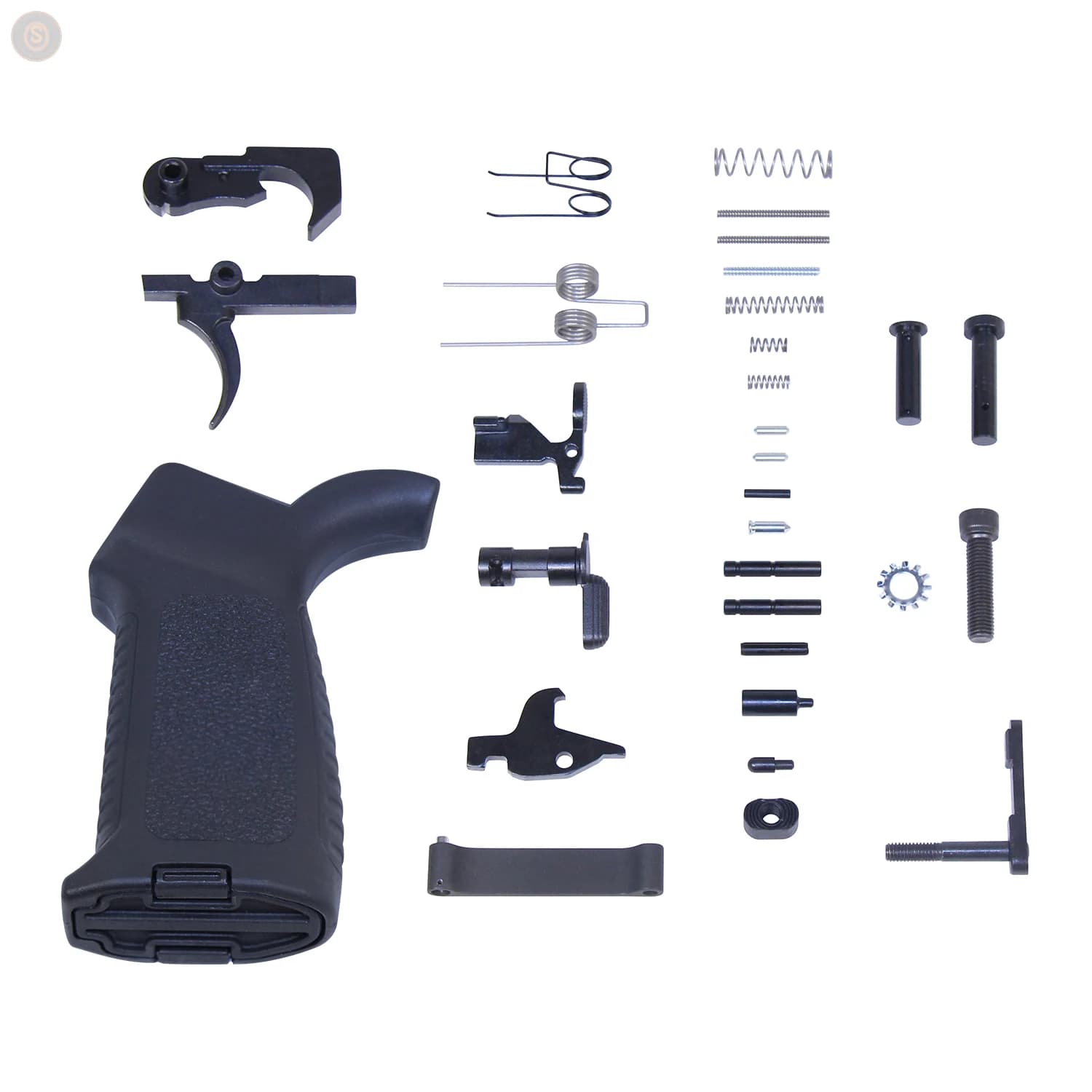 AR-15 Complete Lower Parts Kit w/Ergonomic Polymer Pistol Grip