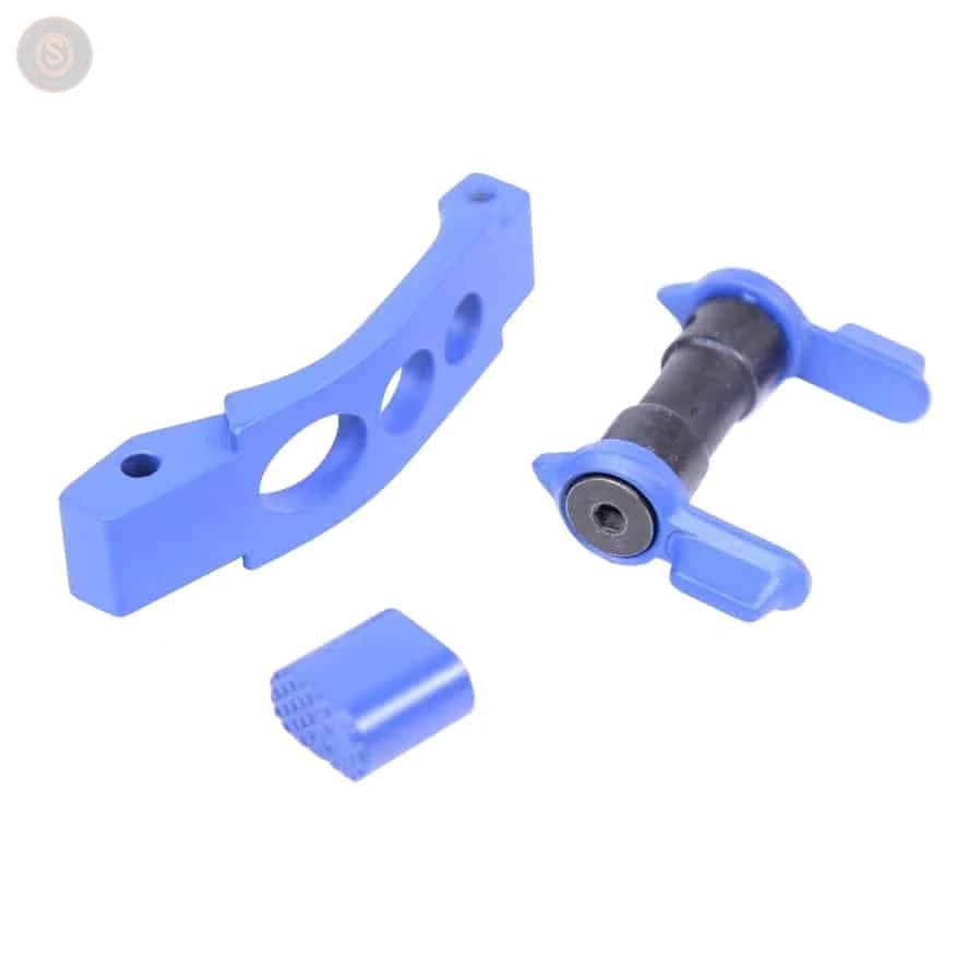 AR-15 Enhanced Lower Parts Kit (Cerakote Blue)