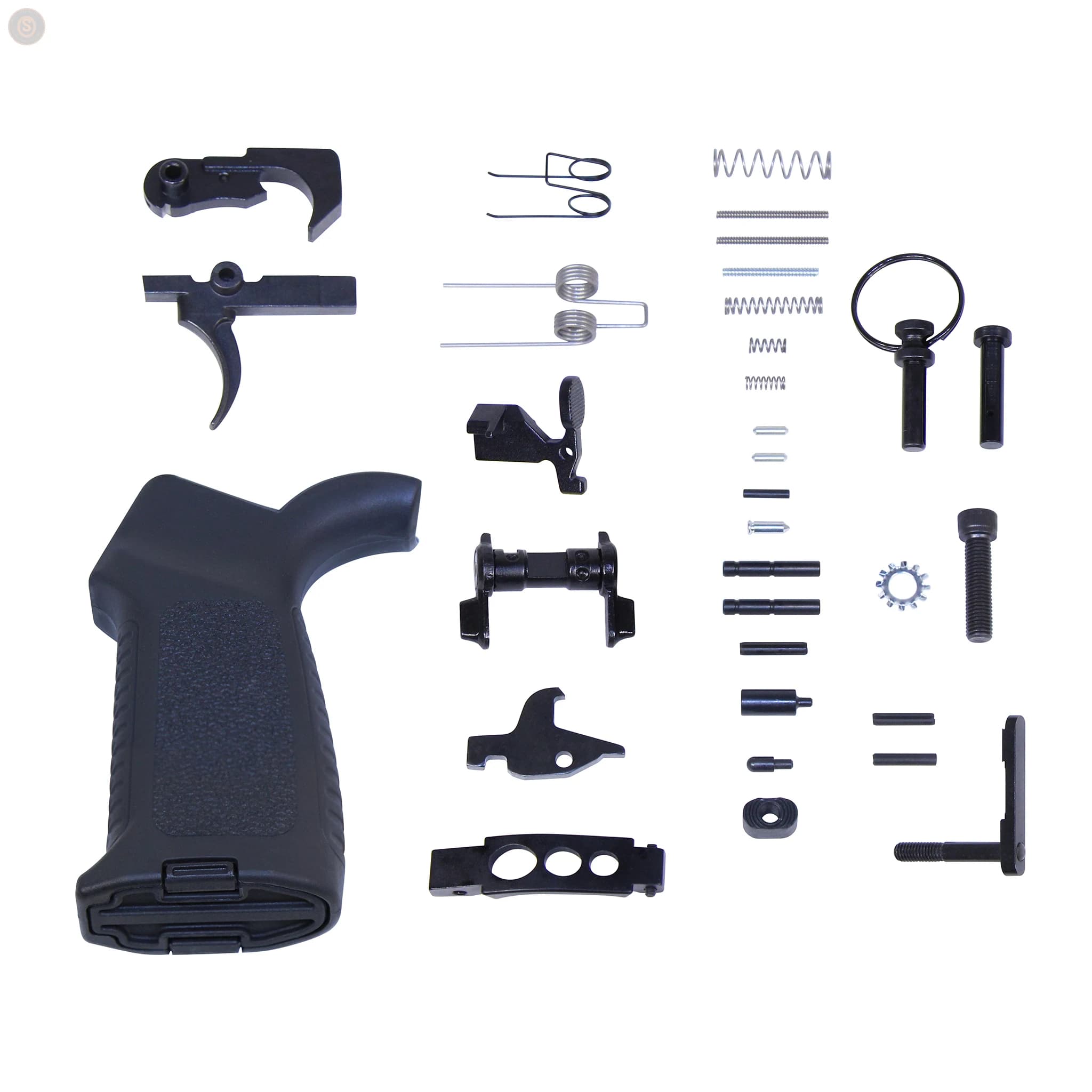 AR-15 Enhanced Lower Parts Kit w/Ergonomic Neoprene Pistol Grip