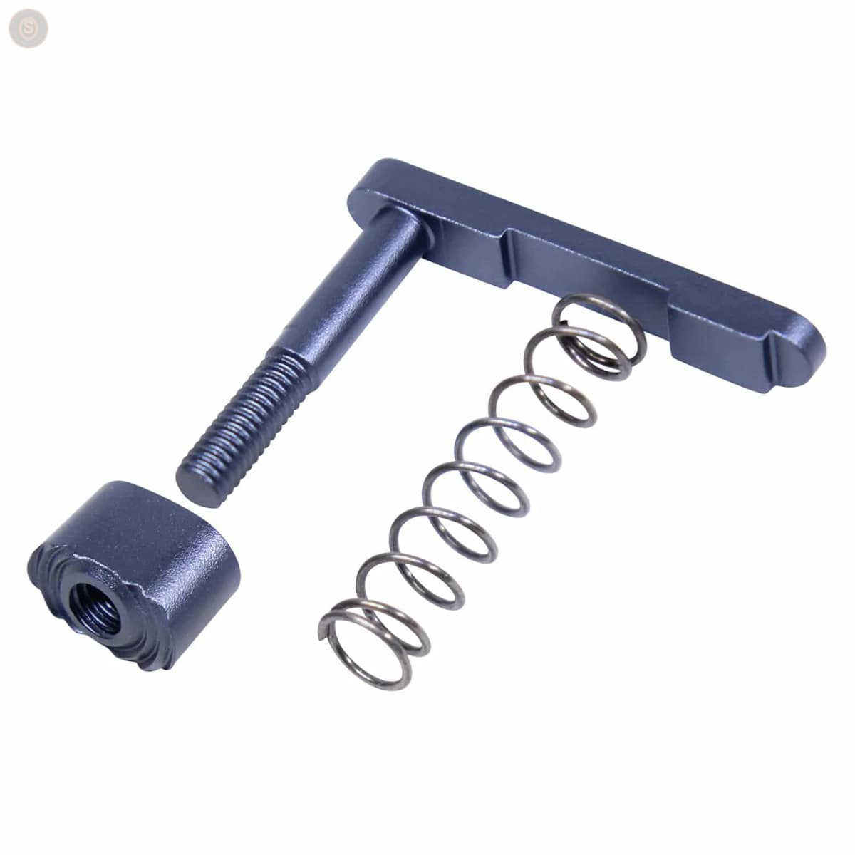 AR-15 Mag Catch Assembly w/Extended Mag Button (Anodized Grey)