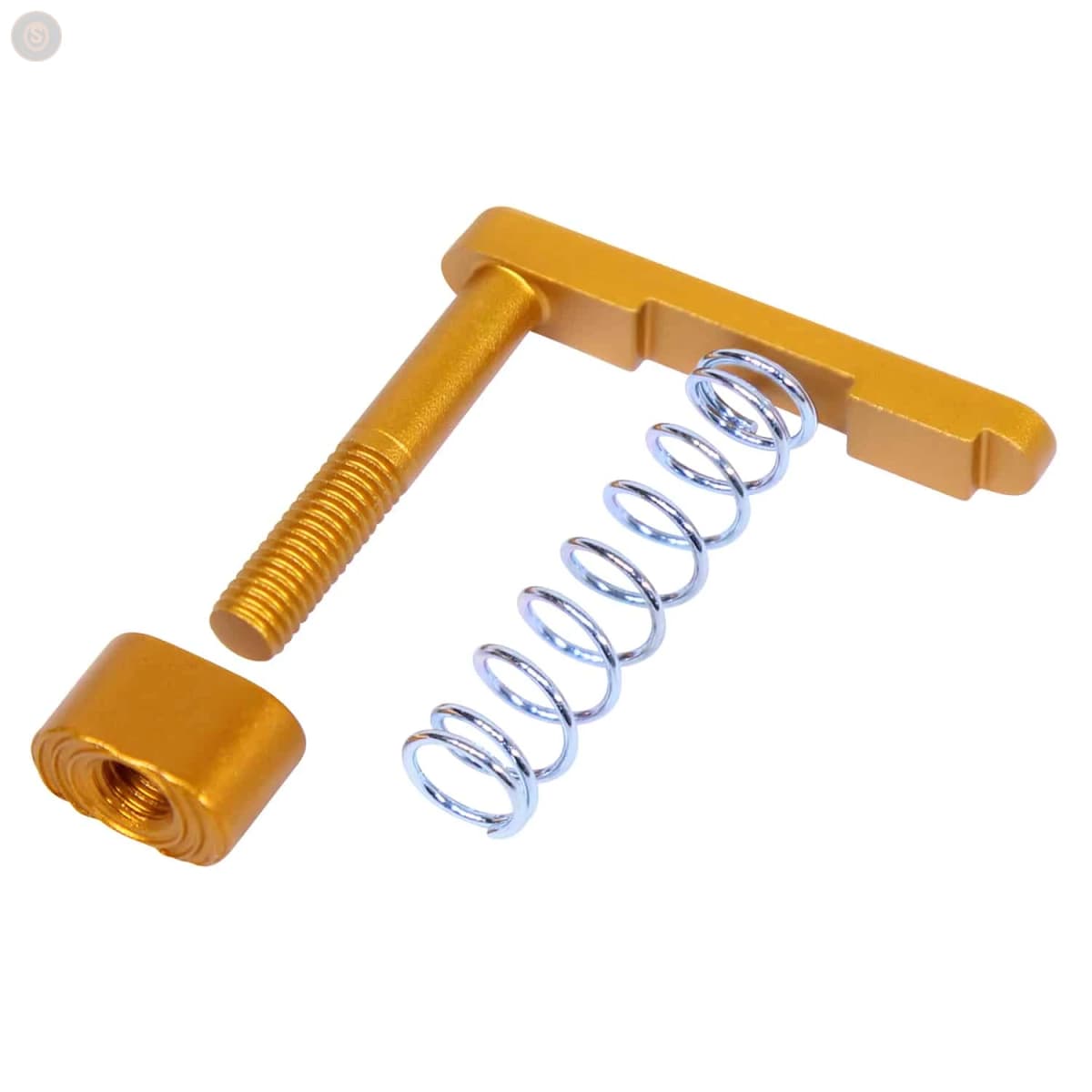 AR-15 Mag Catch Assembly w/Extended Mag Button (Anodized Orange)