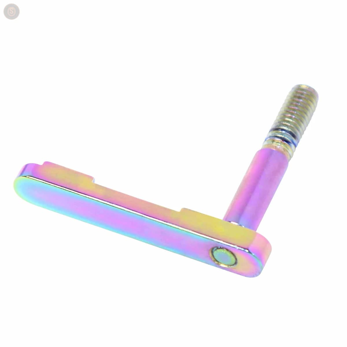 AR-15 Mag Catch Lever (Rainbow PVD Coated)