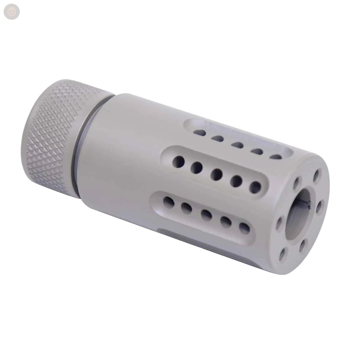 AR-15 Micro Slip-Over Barrel Shroud w/Multi-Port Muzzle Brake (Flat Dark Earth)
