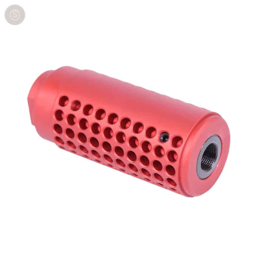 AR-15 Micro Slip-Over SOCOM-Style Barrel Shroud Gen 2 (Anodized Red)