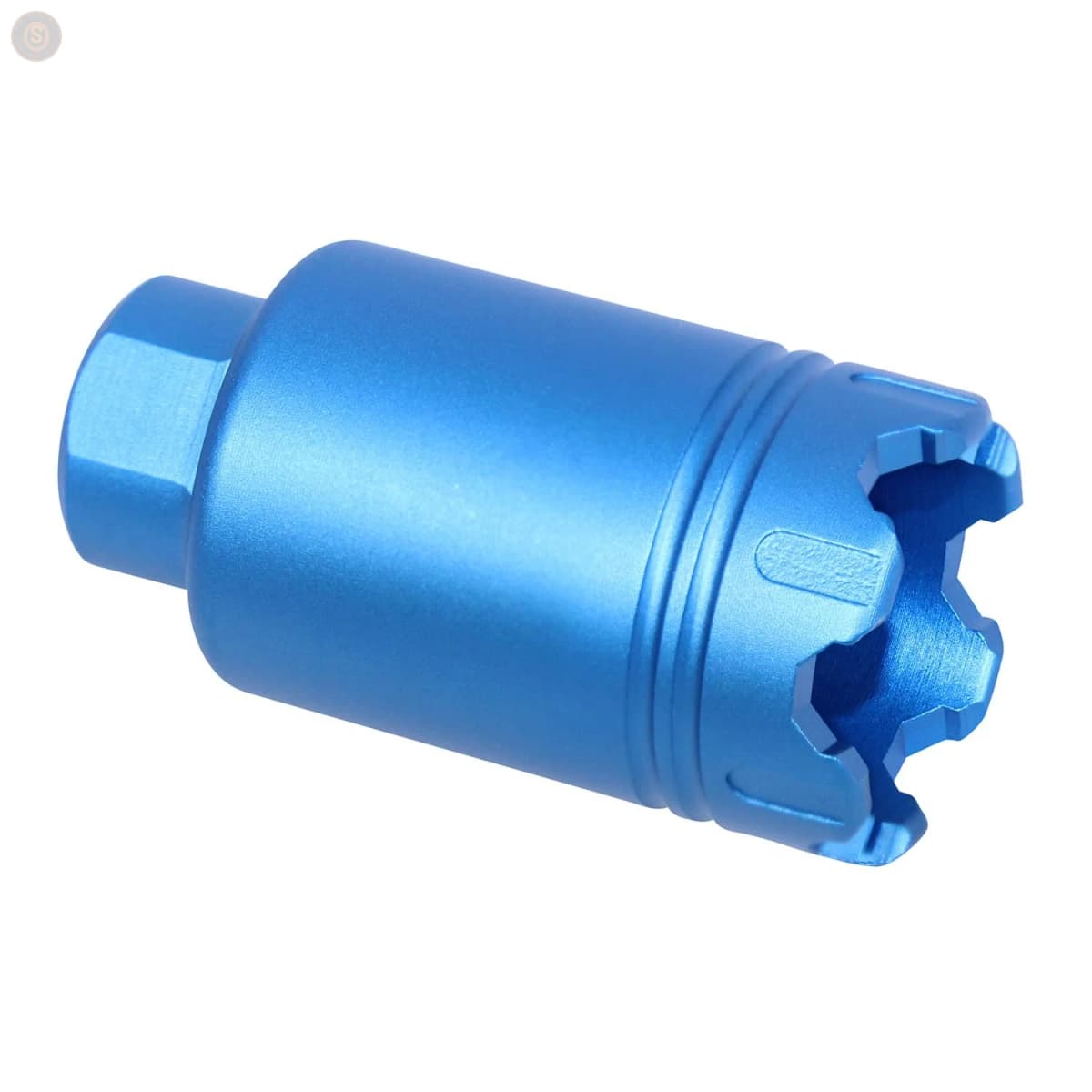 AR-15 Micro ‘Trident’ Flash Can w/Glass Breaker (Anodized Blue)