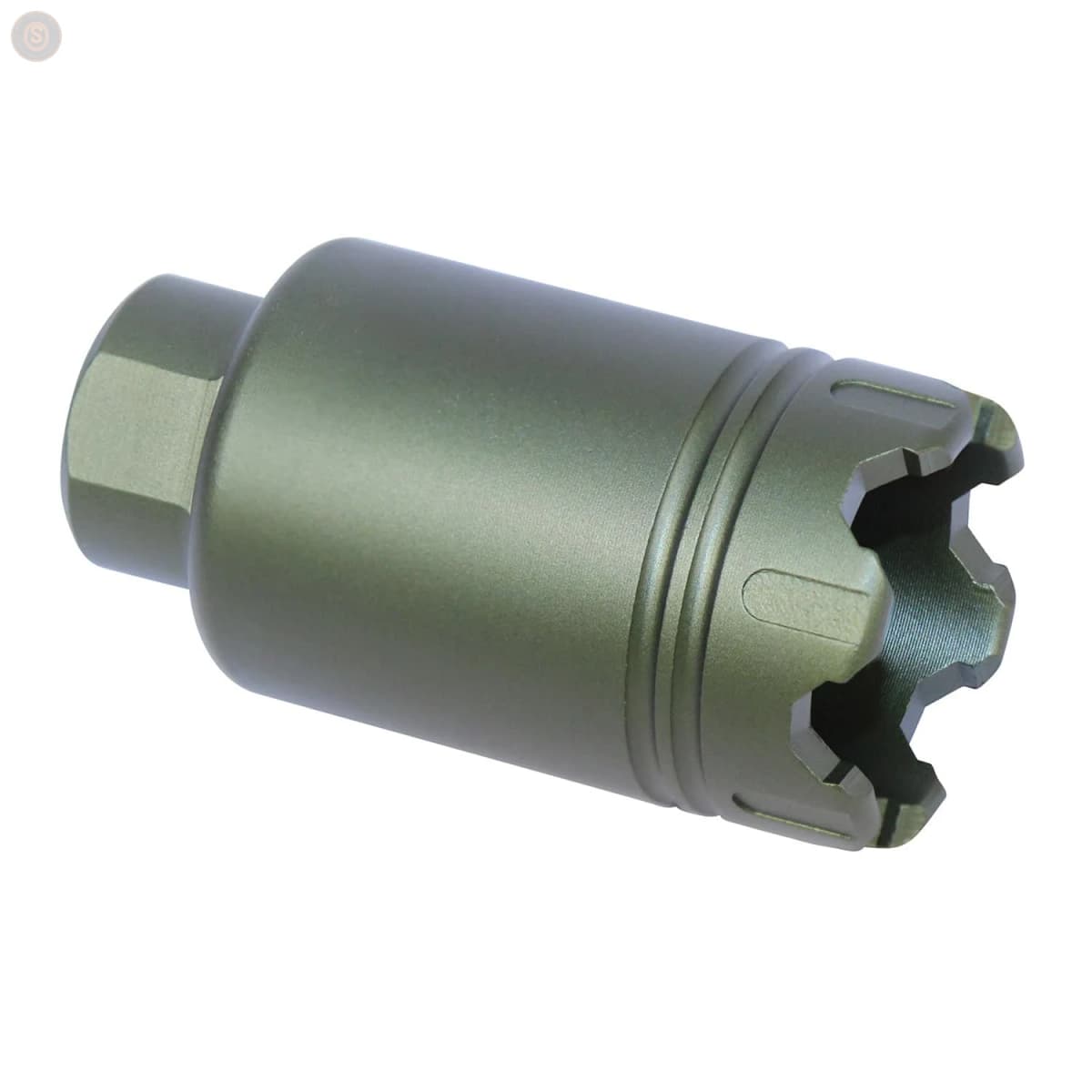 AR-15 Micro ‘Trident’ Flash Can w/Glass Breaker (Anodized Green)