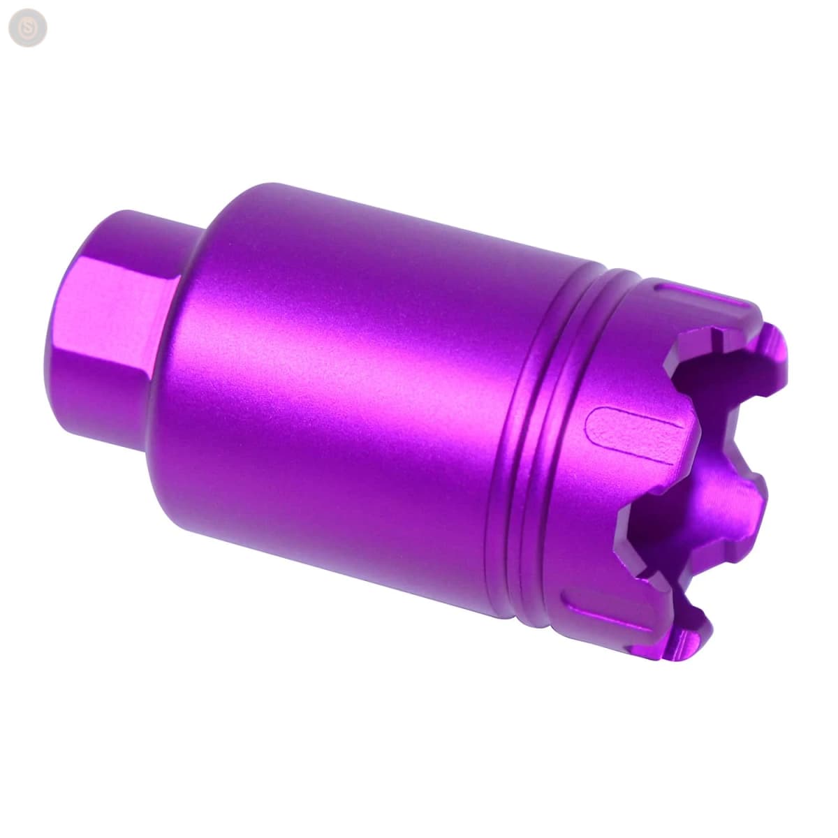 AR-15 Micro ‘Trident’ Flash Can w/Glass Breaker (Anodized Purple)