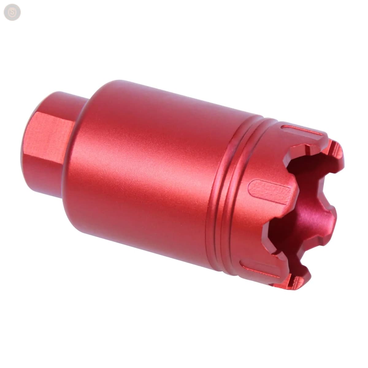 AR-15 Micro ‘Trident’ Flash Can w/Glass Breaker (Anodized Red)