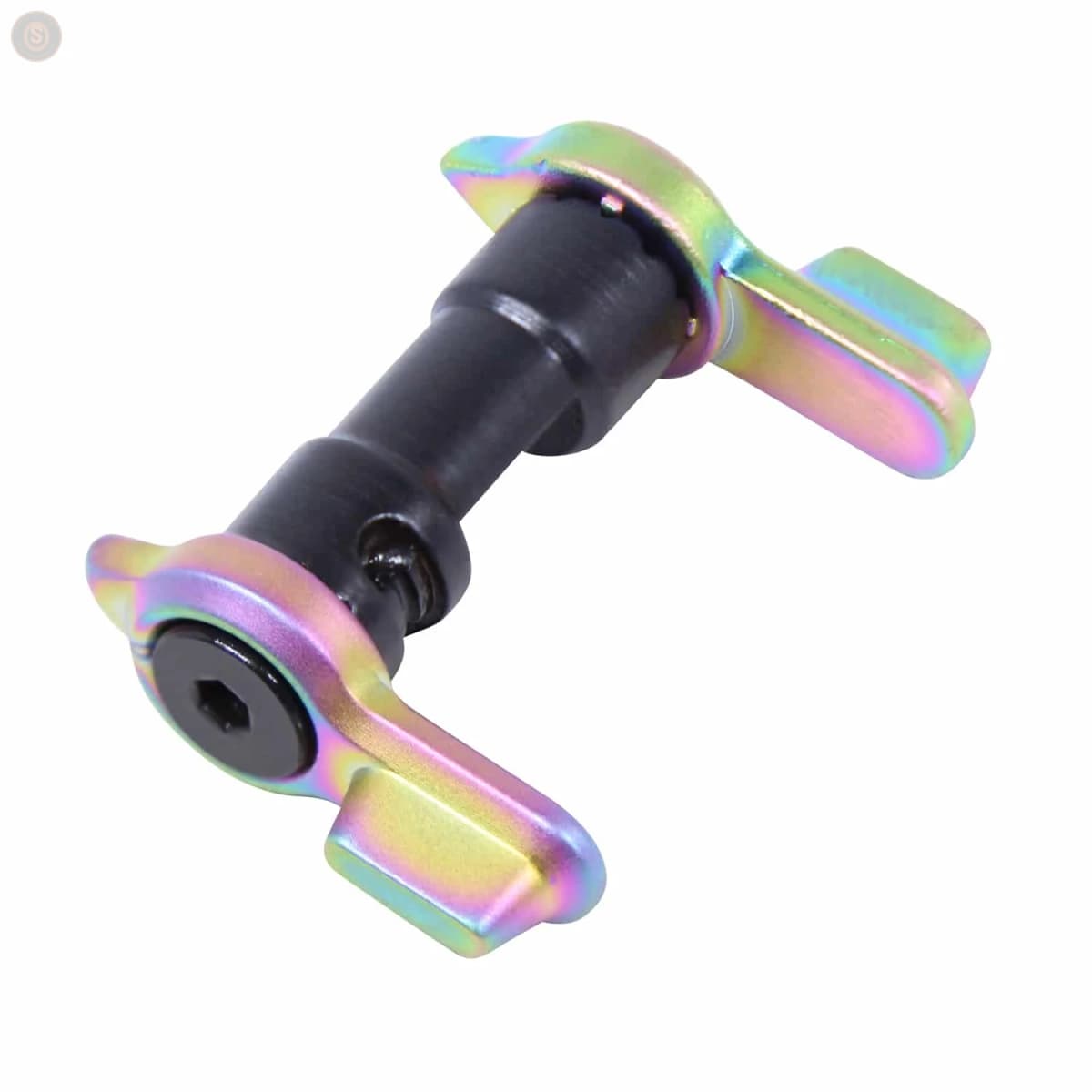 AR-15 Multi Degree Short Throw Ambi Safety (Matte Rainbow PVD Coated)