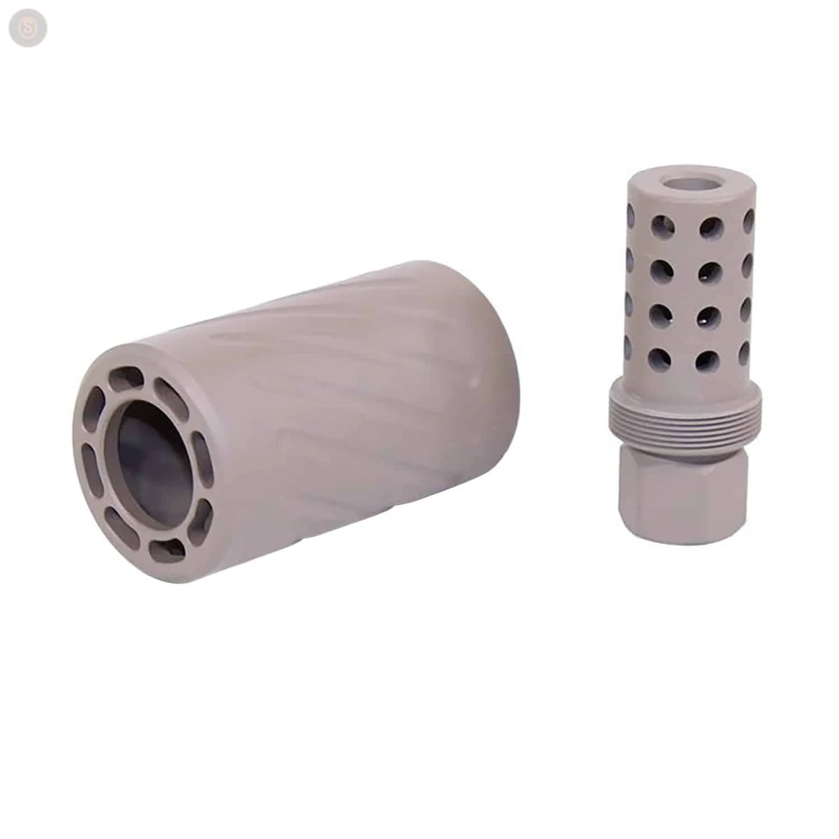 AR-15 Muzzle Compensator w/QD Blast Shield (Flat Dark Earth)