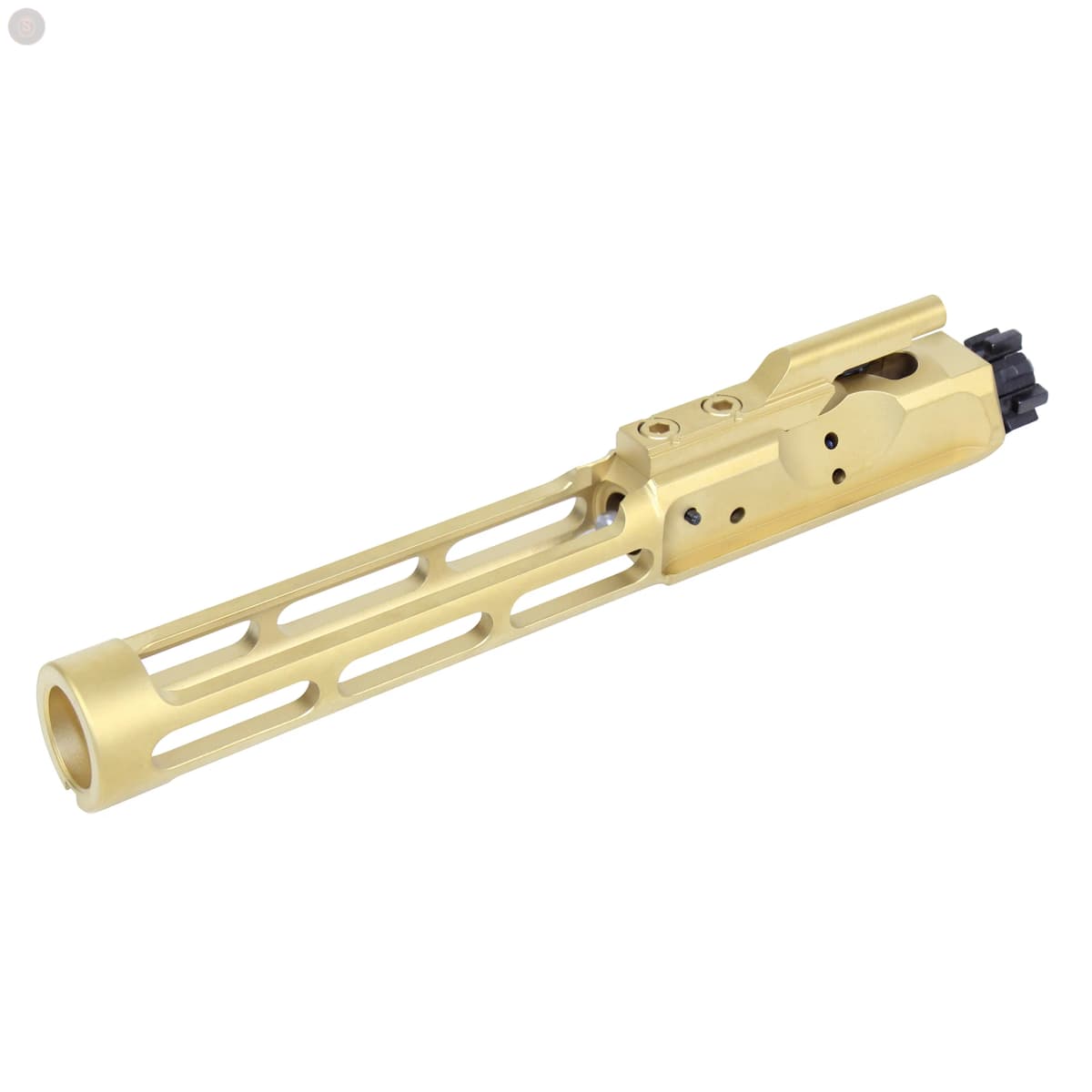 AR-15 Nitride Low-Mass Skeletonized BCG (Tin Coated)