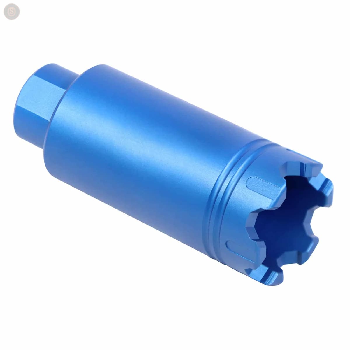 AR-15 Slim Line ‘Trident’ Flash Can w/Glass Breaker (Anodized Blue)