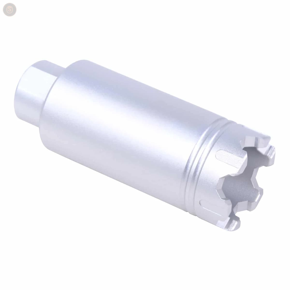 AR-15 Slim Line ‘Trident’ Flash Can w/Glass Breaker (Anodized Clear)