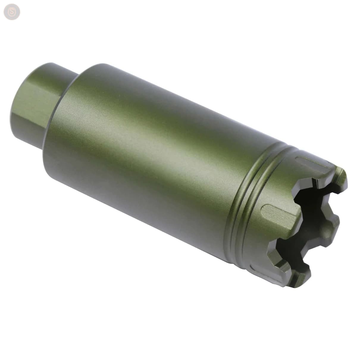 AR-15 Slim Line ‘Trident’ Flash Can w/Glass Breaker (Anodized Green)