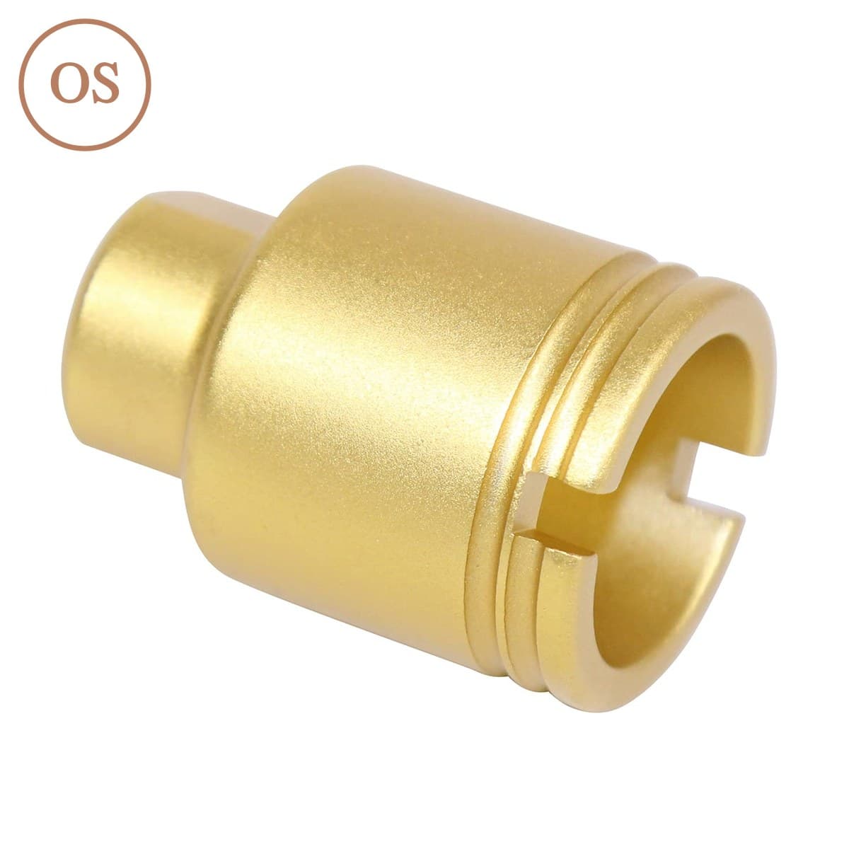 AR-15 Stubby Slim Compact Flash Can (Anodized Gold)