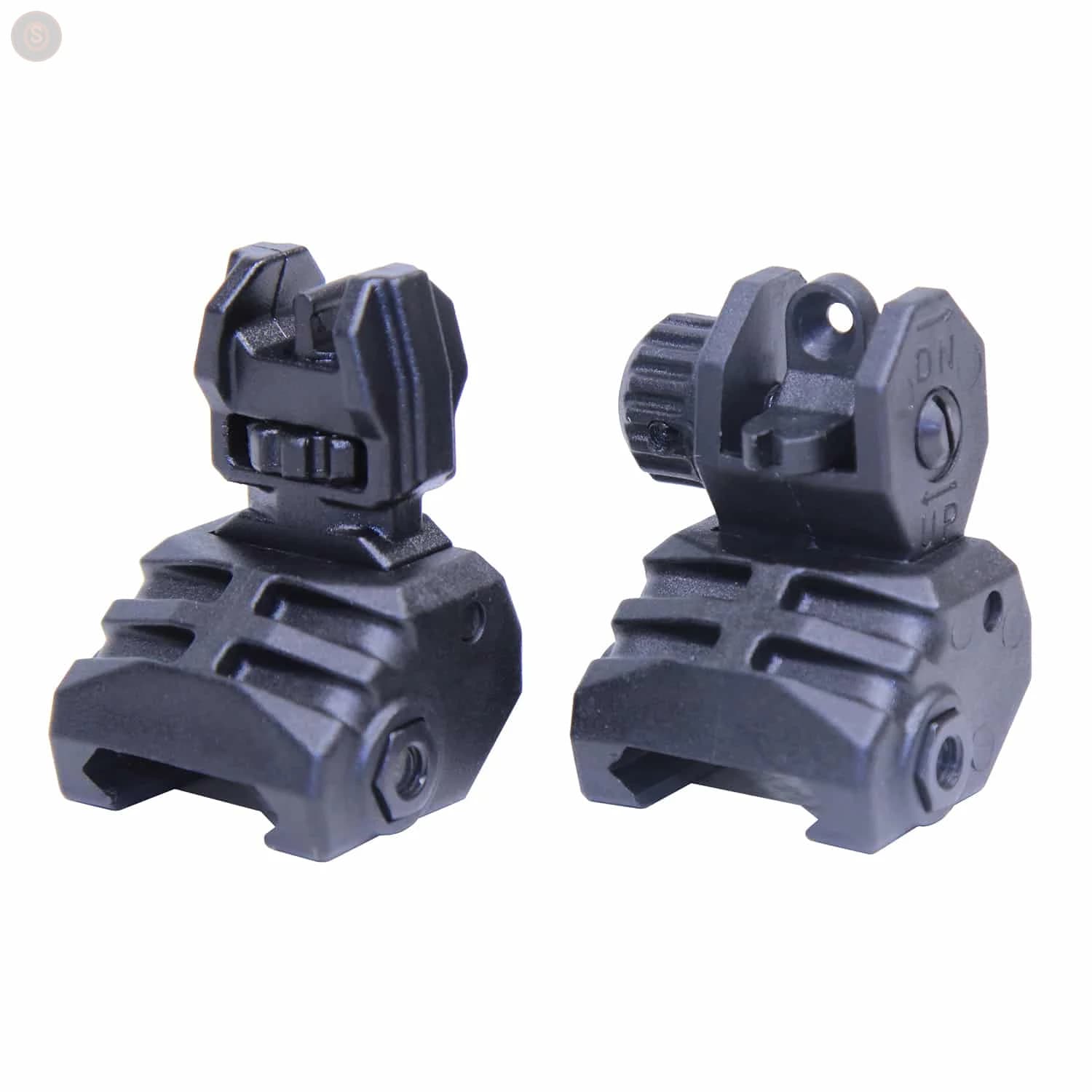 AR-15 Polymer Folding Backup Iron Sights