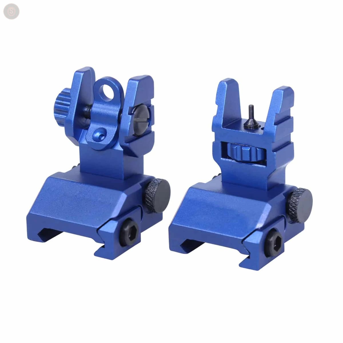 AR-15 Rapid Acquisition Precision Sights (Anodized Blue) (Discontinued)