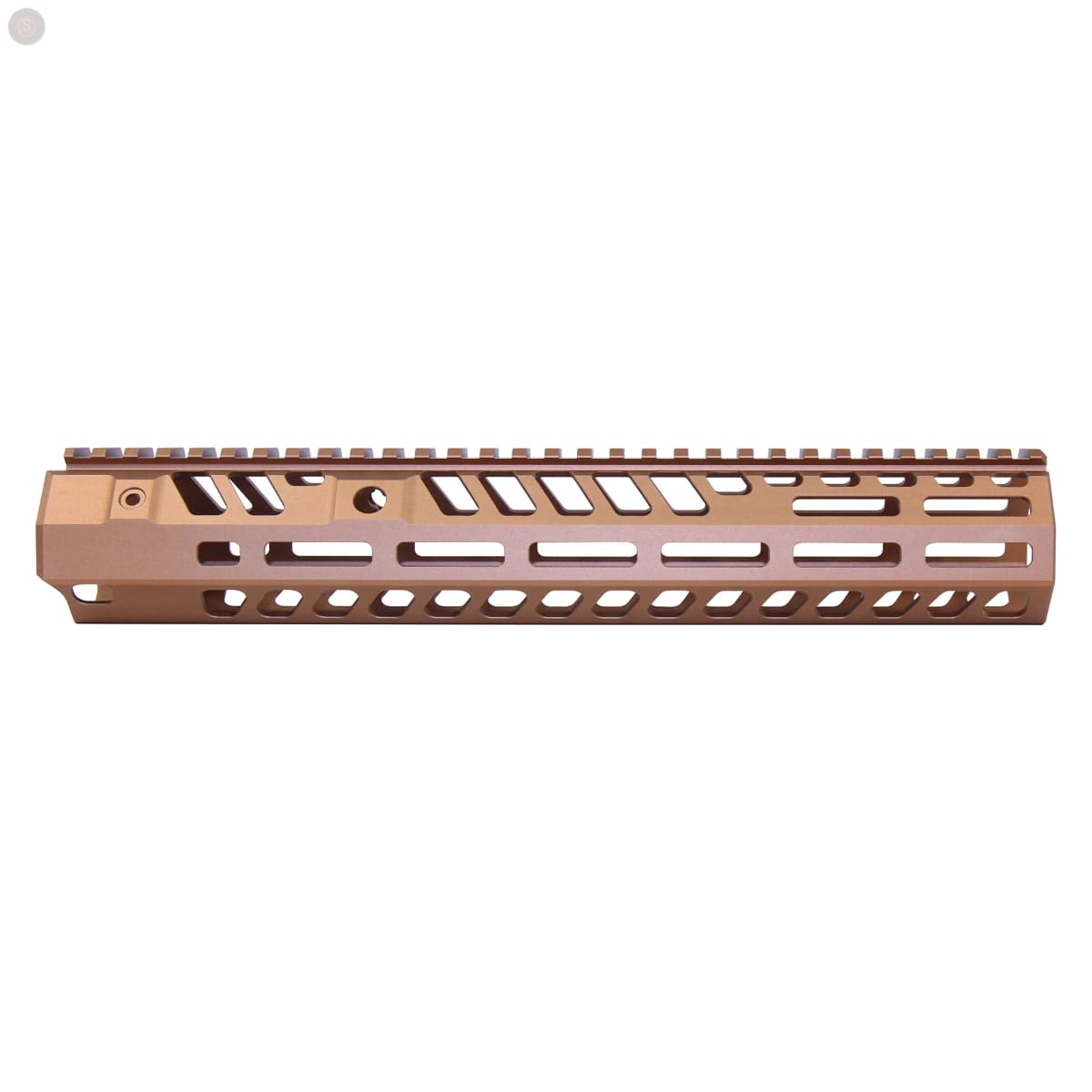 AR-15 12" M-LOK Free-Float Handguard, Suppressor-Compatible (Anodized Bronze)