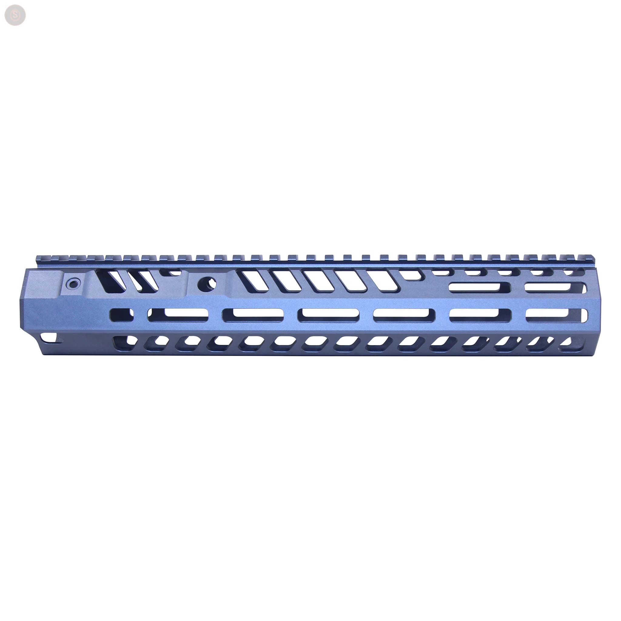 AR-15 12" M-LOK Free-Float Handguard, Suppressor-Compatible (Anodized Grey)