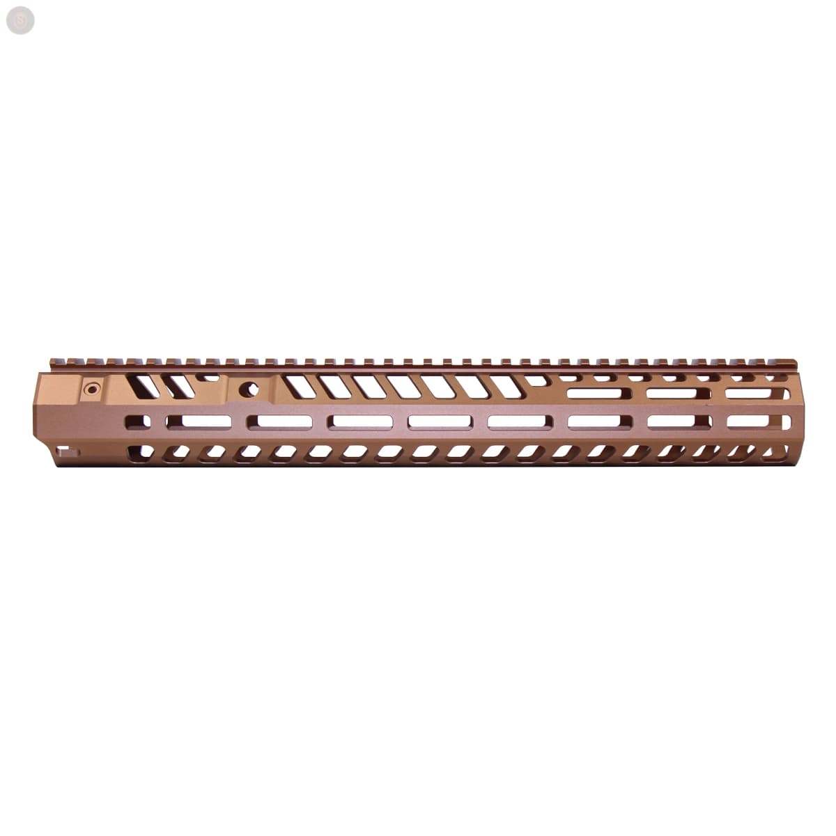 AR-15 15" M-LOK Free-Float Handguard, Suppressor-Compatible (Anodized Bronze)